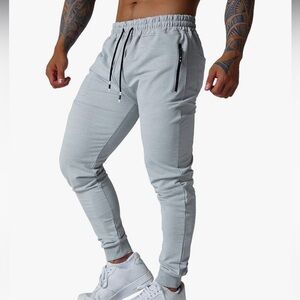 NEW PUNWET Mens Jogging Casual Pants Joggers Sweatpants Size: L